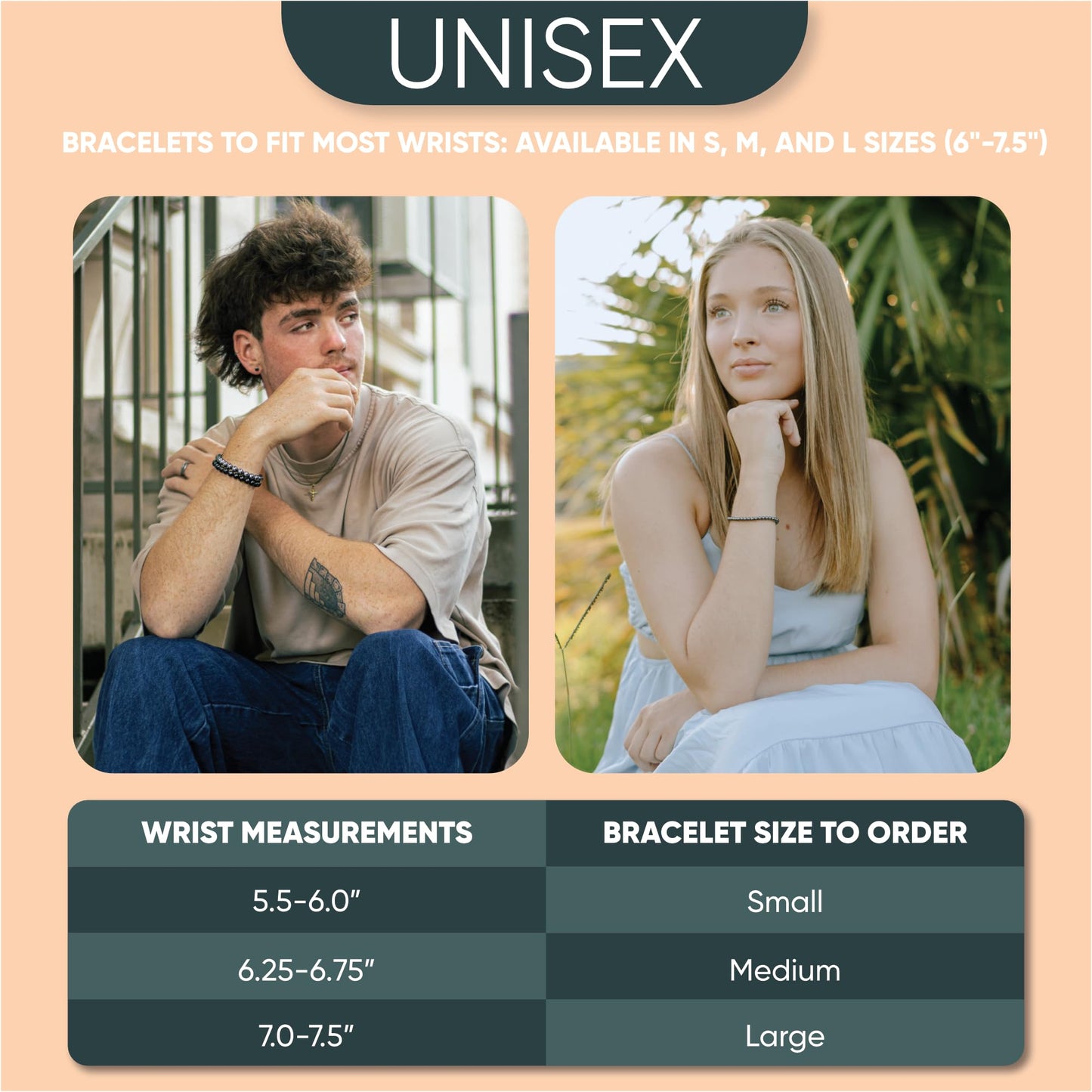 Cherry Tree Collection - Small, Medium, Large Sizes - Gemstone Beaded Bracelets For Women and Men - 6mm Round Beads (Rainbow Tiger's Eye - Medium)