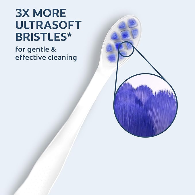 Colgate Sensitive Expert Ultra Soft Sensitive Toothbrush Pack, Extra Soft Toothbrush for Sensitive Gums and Teeth, Gently Cleans Teeth and Gums, 2 Pack