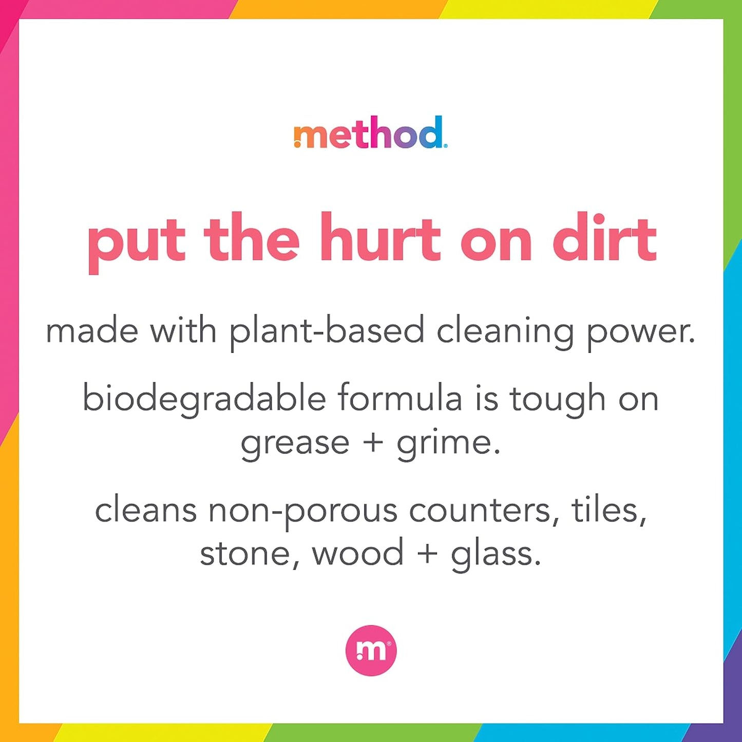 Method All-Purpose Cleaner Variety Pack, Pink Grapefruit, French Lavender, Lime + Sea Salt, 28 Fl Oz each, 3 CT