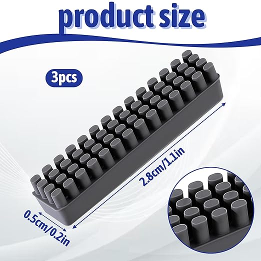 3 PCS 3D Printer A1 Mini Nozzle Cleaning Kit, Silicone 3D Printer Hotbed Heatbed Nozzle Wiper Cleaning Tool Brush Compatible with Bambu Lab A1 Mini 3D Printer(Not for A1)