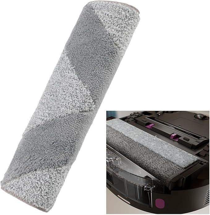 Replacement Mop Cloth for Eureka J20 Robot Vacuum Cleaner Washable Reusable Microfiber Pad Deep Cleaning Easy Installation Carpet Friendly Machine Wash Safe Fit for J20 Hard Floors Stain Removal