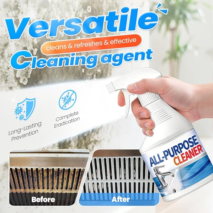 KAMOJI 2026 New Bathroom Descaler Cleaner, Multipurpose Bathrooms Cleaning Foam Spray for Kitchen, Upgrade All Purpose Rinse Cleaning Foam for Bathrooms, Sink, Glass (Apple)