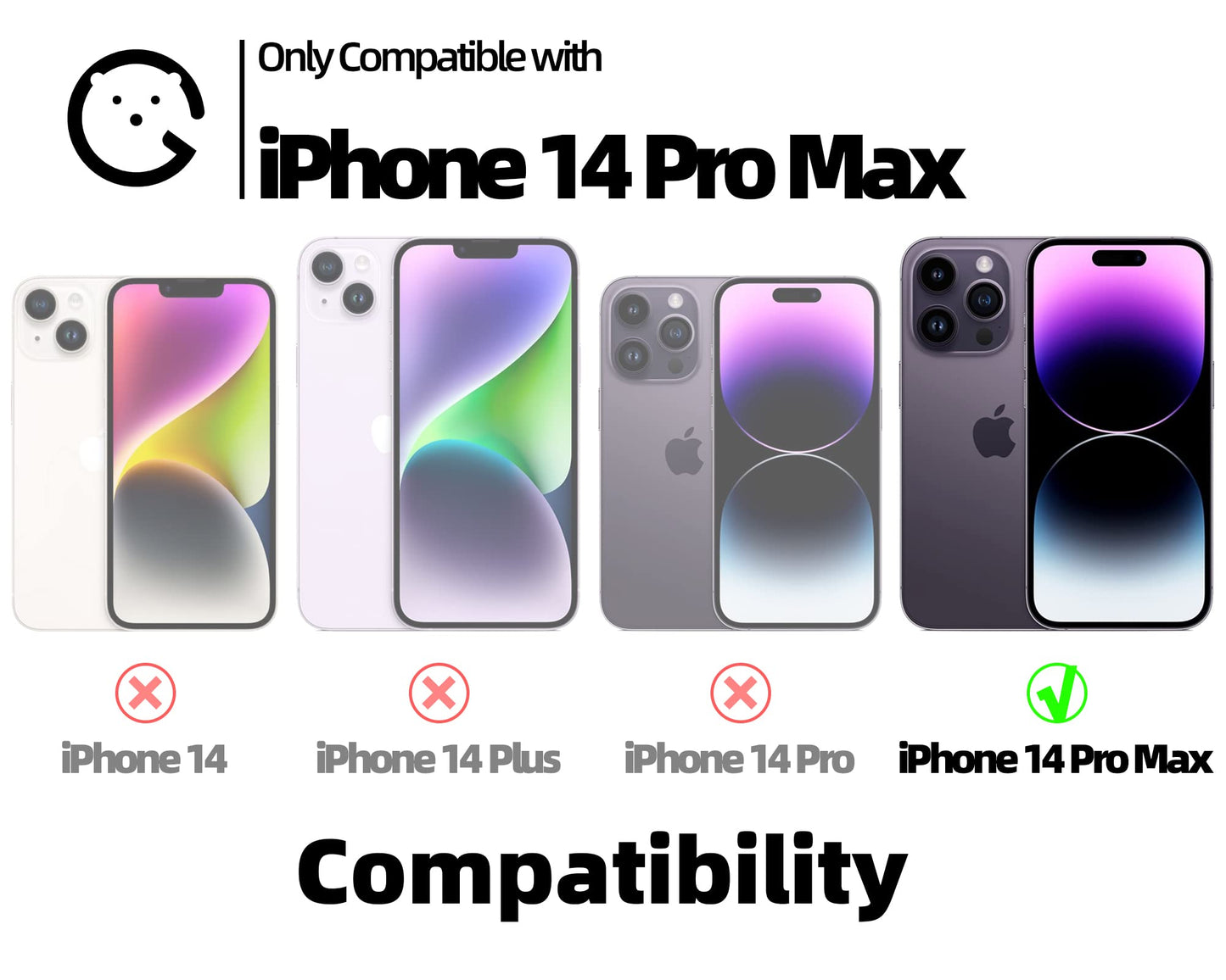 Ginkgonut Compatible With Iphone 14 Pro Max Case For Women/Girls, Cute 3D Laid Desgin Soft Silicone Shockproof Raised Bumper Cor
