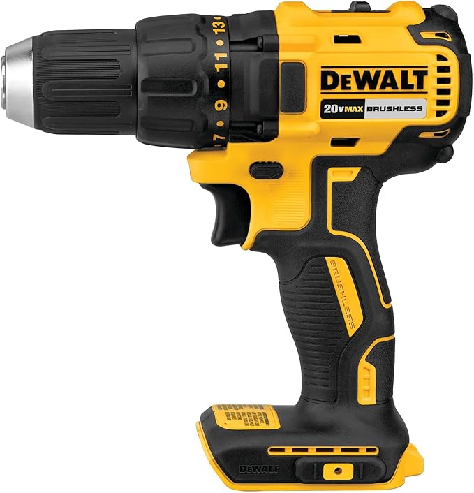 DEWALT 20V MAX Cordless Drill and Impact Driver, Power Drill Brushless 2-Tool Power Tool Combo Kit, Includes 2 Batteries, Charger and Bag (DCK277D2)