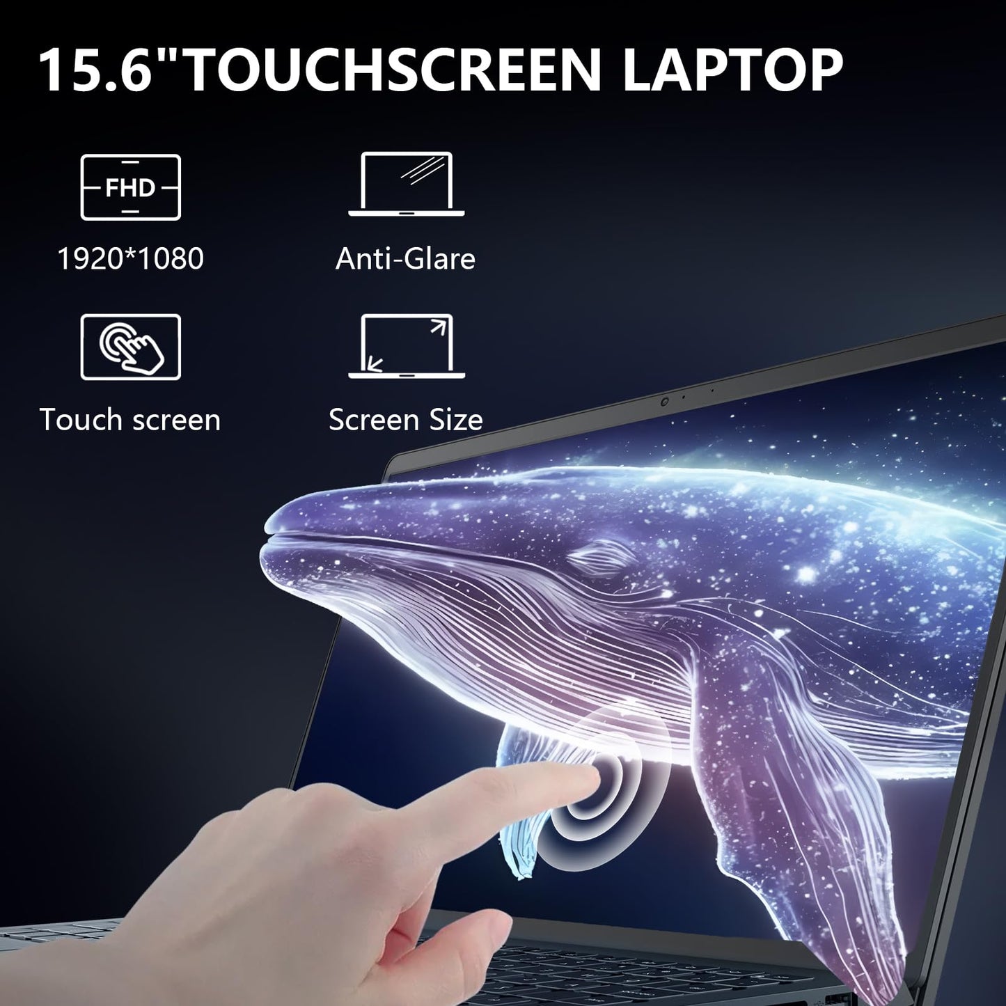 Dell Inspiron 15 3530 Touch Screen Laptop,15.6 Fhd Business Laptop, Intel Core I5-1334U, 64Gb Ram & 2Tb Ssd, Lifetime Win 11 Pro