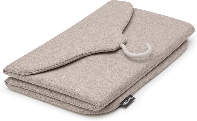 Brabantia - Foldable Steam Board - for High Pressure Clothes Steaming - Solid Heat Resistant Surface - Versatile Hanging Hook - Easier Steaming with Handheld Steamers - 36 x 16 inches - Gray
