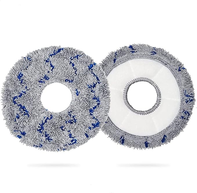 6pcs/Set Pad Floor Washer Cloth for T20 X1 Robotic Replacement Mop Wet Mopping Pads Washable Reusable Microfiber Cleaning Pads Mop Replacement