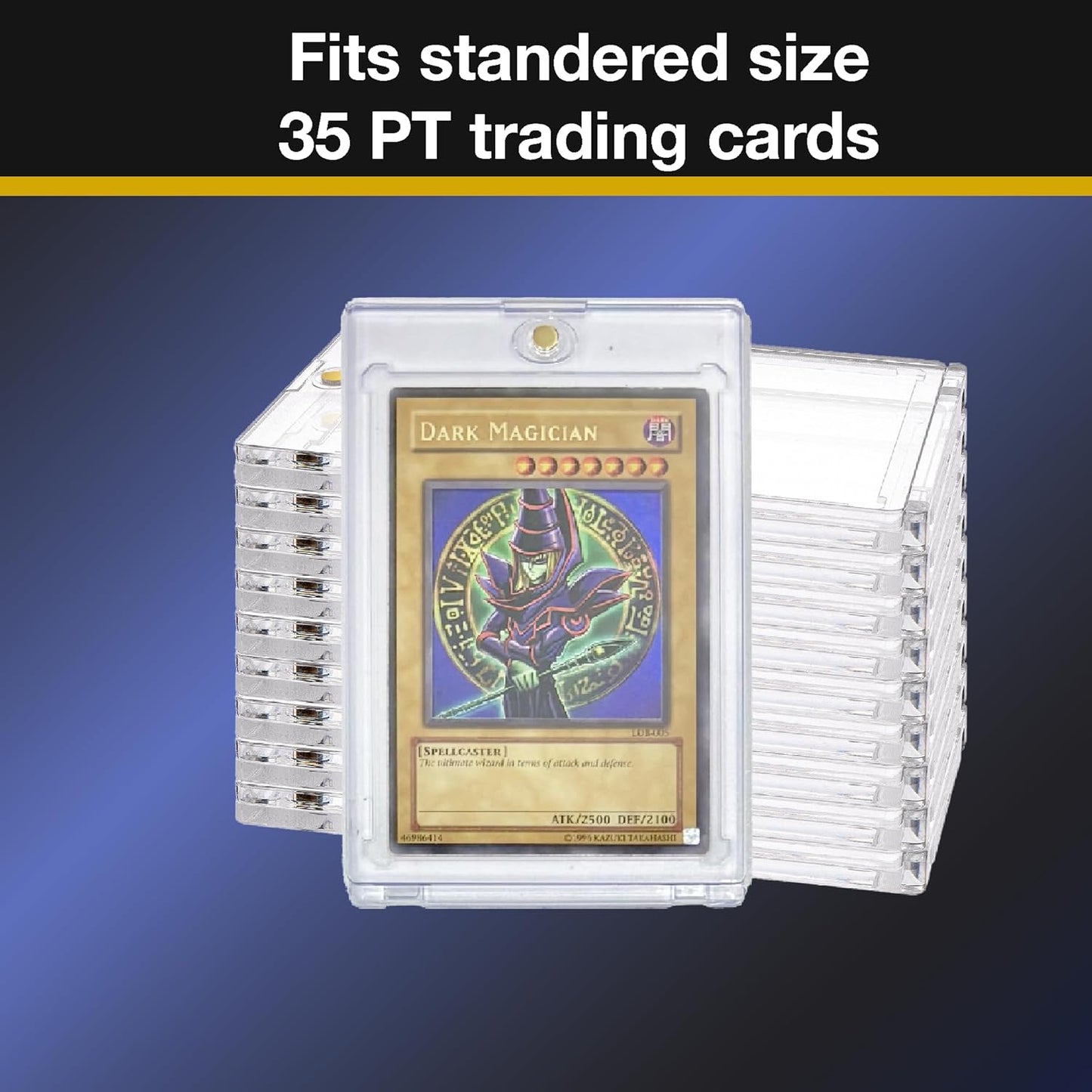 Magnetic Card Holders for Trading Cards | 35pt 30 Count | Clear Acrylic One-Touch Magnetic Card Holders Protector Case for Sports, TCG, and Collectible Cards