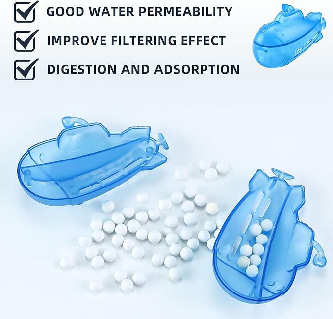 AMI PARTS Humidifier Cleaner Float Submarine for Warm&Cool Most Humidifiers and Fish Tank, Purifie Water, Soften Hard Water, Prevents Hard Water Build-Up, Universal Humidifier Tank Cleaner (9 Pack)