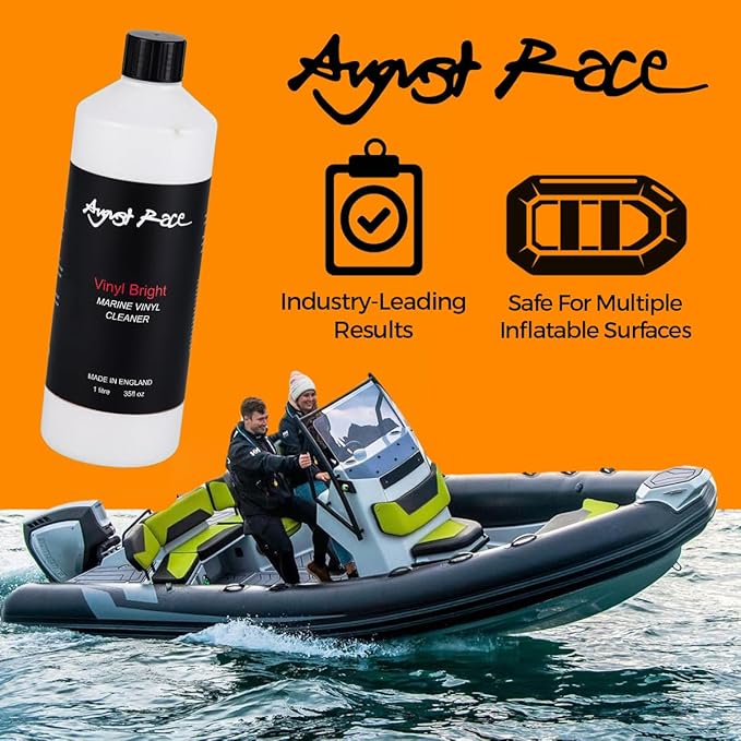 Liquid Rib Cleaner - Professional-Grade Inflatable Boat Cleaner for Hypalon & PVC Tubes | Removes Oxidation, Grime & Salt