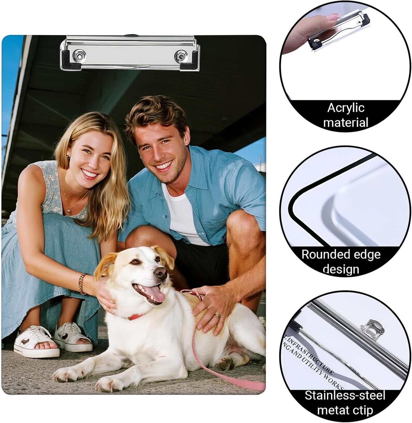 Custom Nurse Clipboard Personalzied Acrylic Clipboard with Name Custom Nurse Appreciation Gifts for Women Men