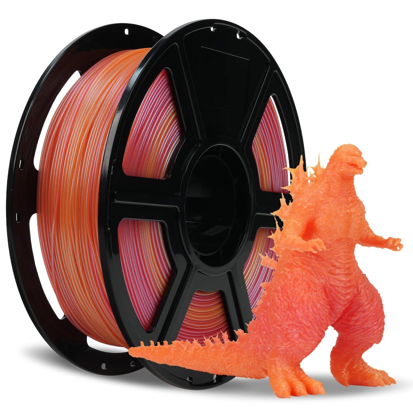 FLASHFORGE Chameleon Gradient Rapid PLA Filament Yellow & Pink, High Flow Speedy Filament 1.75mm Max 500mm/s Fast Printing, Disp