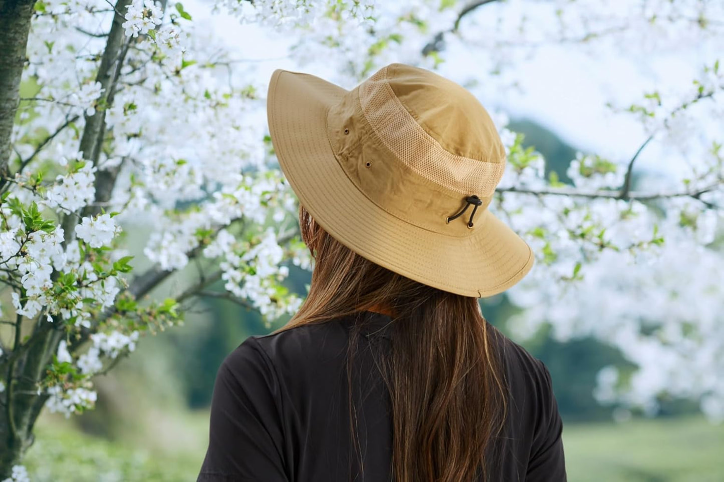 Home Prefer UPF 50+ Men's Sun Hat Wide Brim Bucket Hat UV Protection Hat for Mens Womens Beach Safari Gardening Golf Fishing