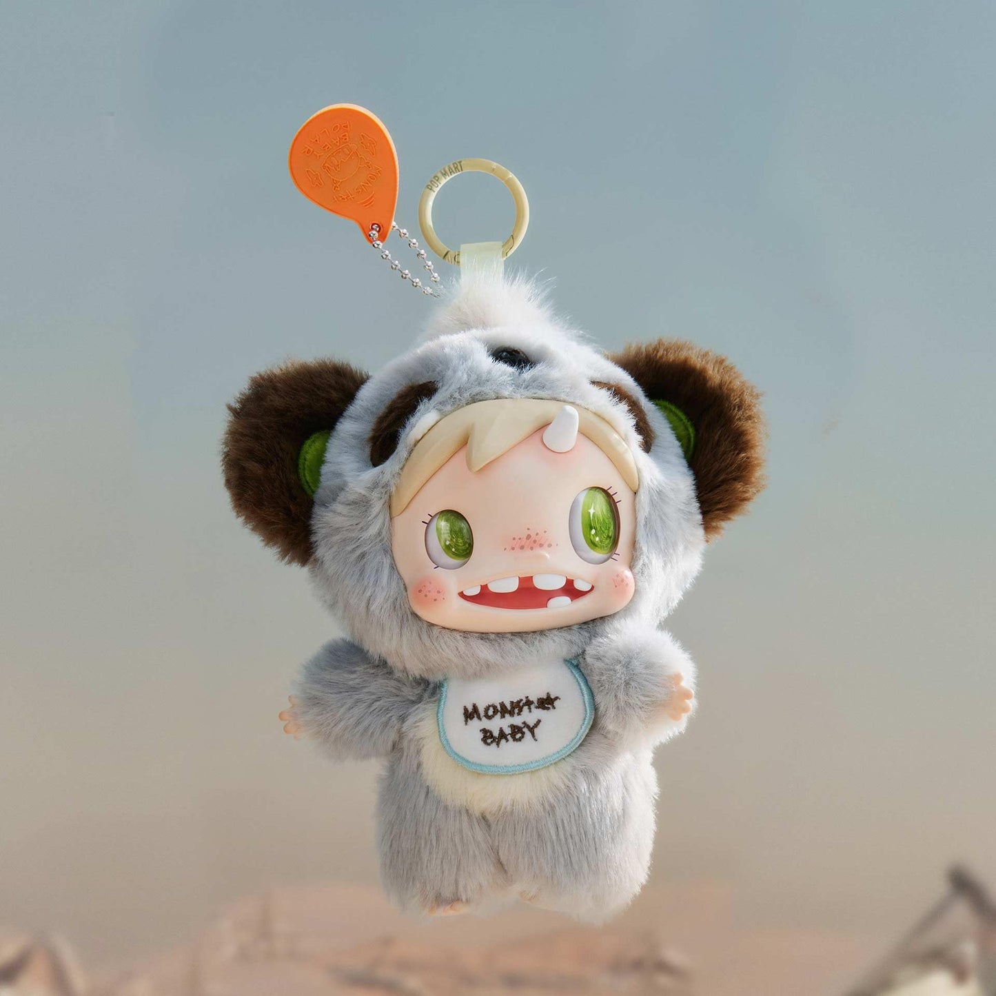 POP MART POLAR-Monster Baby Collection Series Plush Pendant Ver.1 Blind Box, Collectible Toys Decorations, Holiday Birthday Gifts for Girls and Boys, Whole Set
