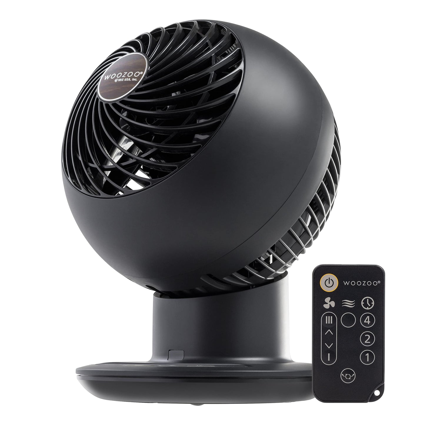 IRIS USA WOOZOO Air Circulator Fan with Remote, Oscillation, 5 Speeds, 82ft Max Air Distance, 90 Adjustable Tilt, 30db Quiet Mot