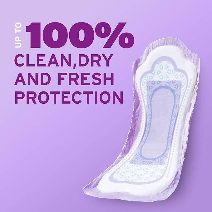 Poise Incontinence & Postpartum Pads for Bladder Leaks, 5 Drop Maximum Absorbency, Long Length, 84 Count, Packaging May Vary