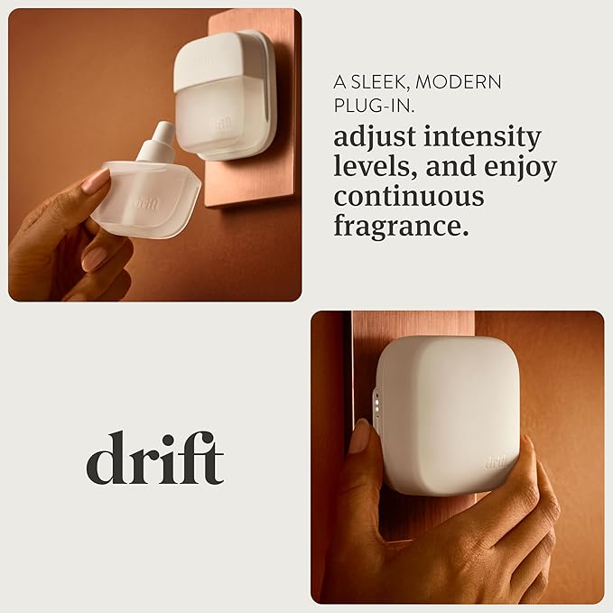 Drift Home Scent Diffuser Starter Kit in Grove - Adjustable and Long Lasting Diffuser Aroma - Clean Ingredients, Pet Safe