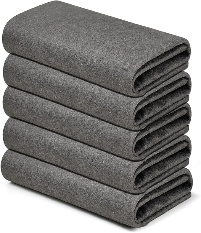 Thickened Magic Cleaning Cloth, Reusable Cleaning Cloths Streak Free Multipurpose Kitchen Rags Microfiber Towels for Glass, Window and Cars (5, Small)