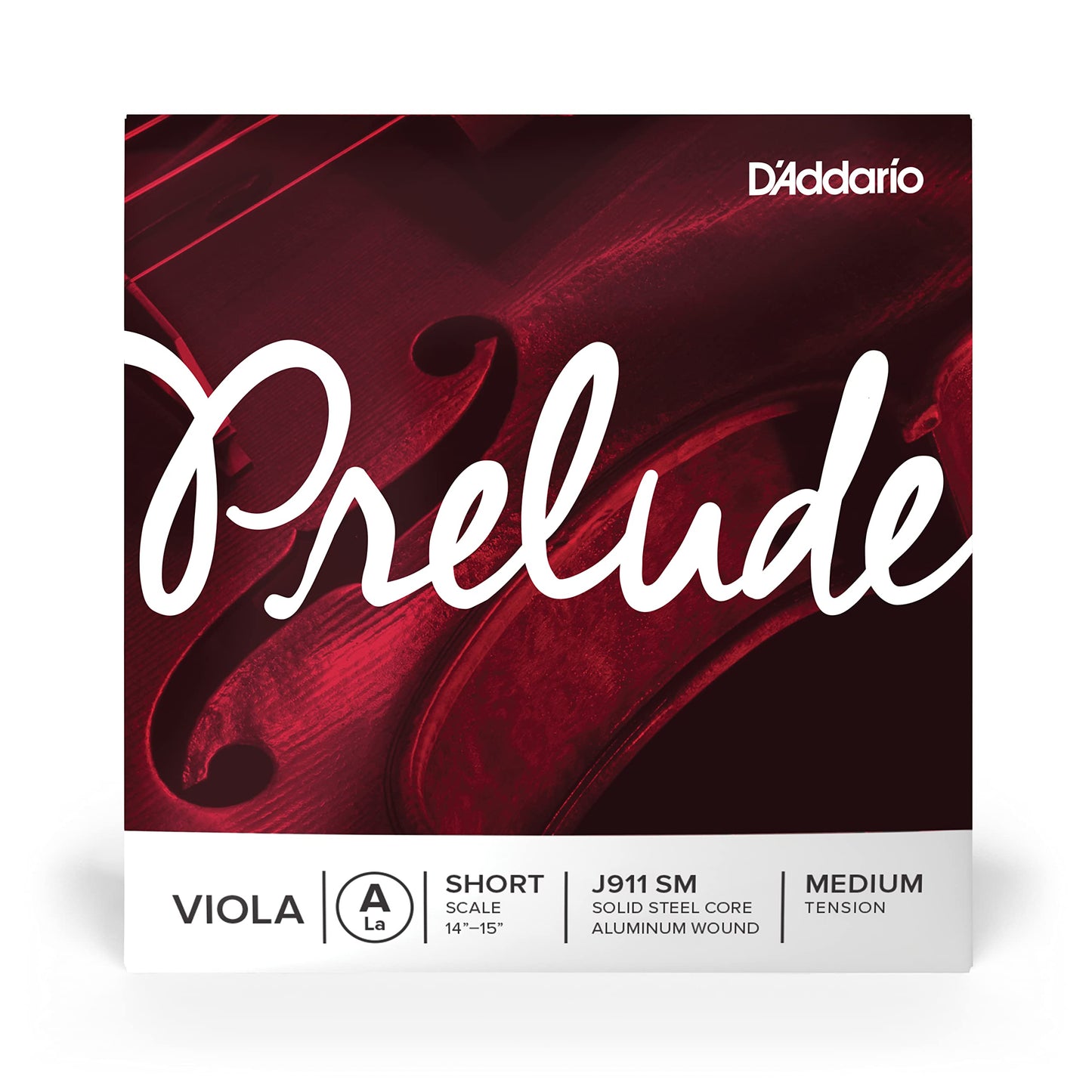 DAddario Prelude Viola Single A String, Short Scale, Medium Tension