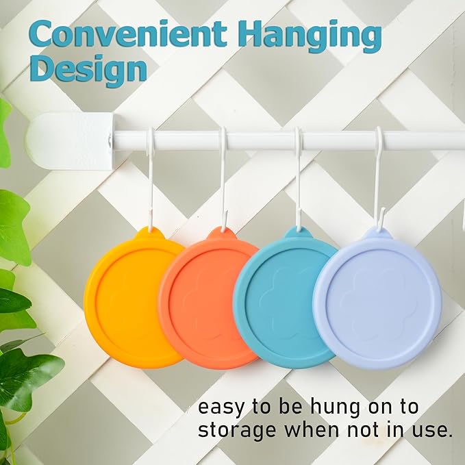 2 Cup Silicone Replacement Lids Storage Cover for Anchor Hocking Glass Bowls (Container not Included) 4 Pack Microwave, Dishwasher and Freezer Safe