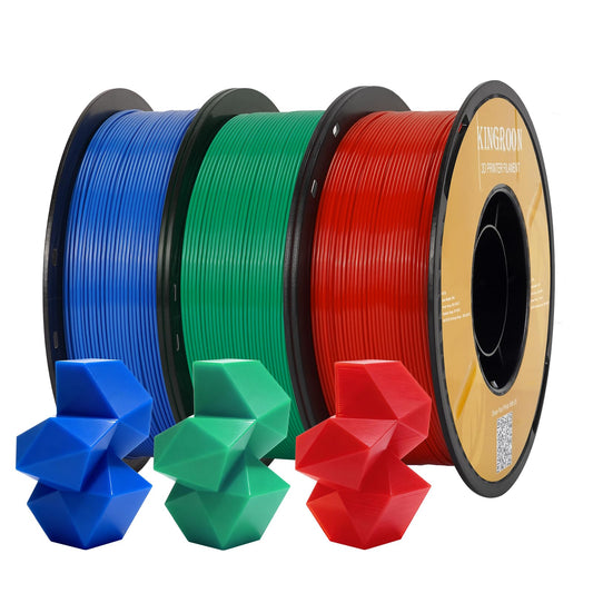 Kingroon High Speed PETG 3D Printer Filament 1.75mm, 3D Printer Rapid Filament for 30-600mm/s Hyper Printing Filament, Dimension