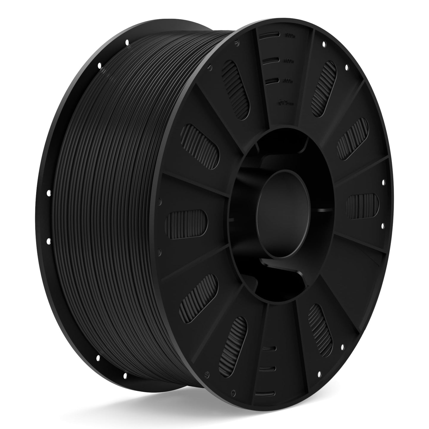 ELEGOO PLA+ Filament 1.75mm Black 3KG, High Toughness PLA Plus 3D Printer Filament Dimensional Accuracy +/- 0.02mm, 3kg Large Sp