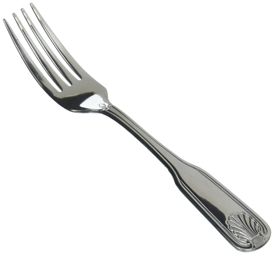 Winco St 12-Piece Toulouse Dinner Fork Set, 18-0 Extra Heavy Weight Stainless Steel, Silver