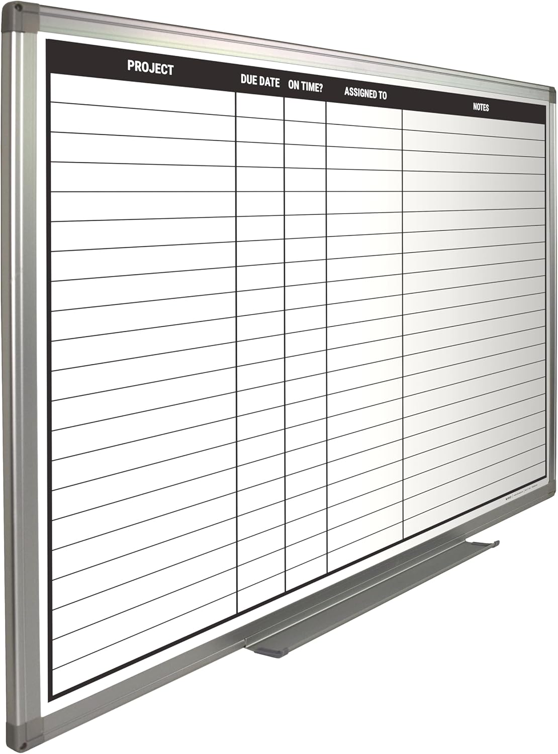 Project Planning Dry-Erase Whiteboard 60" x 40"