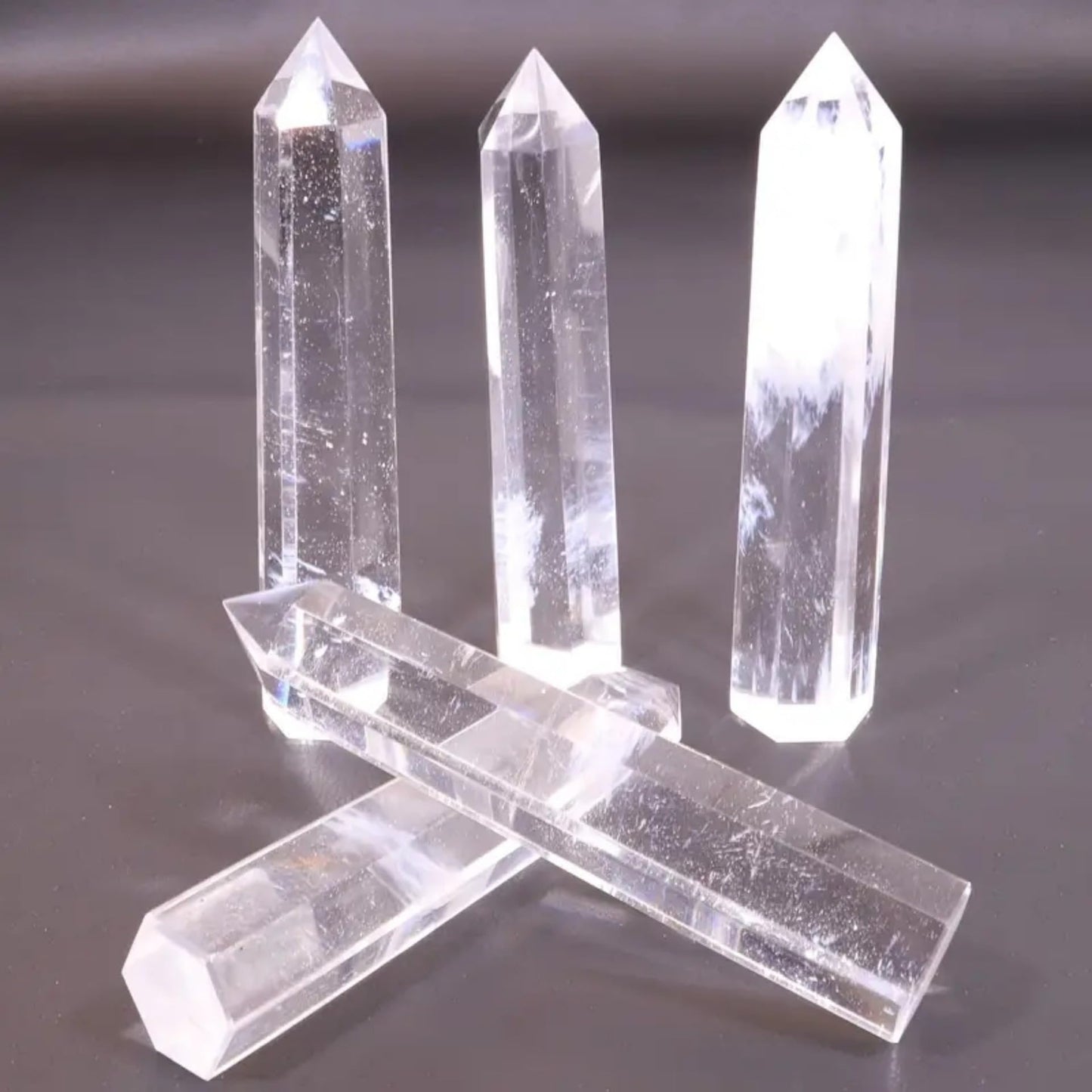 Natural Stone and Crystals Point Wand Reiki Healing Stone Rose Quartz Amethyst Home Decor Mineral Stones Crafts (5.9inch Wand White Smelting Stone)