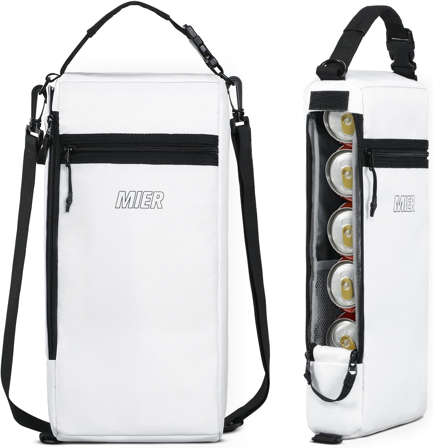MIER Cooler Backpack Insulated Soft Cooler Bag Portable Leakproof Camping Lunch Backpack for Men and Women Lightweight Thermal Bag for Hiking Shopping Travel