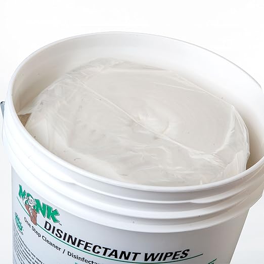 Monk - 69804R Disinfecting Gym Wipes 4 Refill Pack of 800 Count Wipes