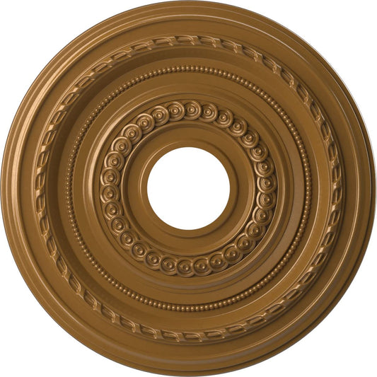 Ekena Millwork Cmp16Codvg Cole Thermoformed Pvc Ceiling Medallion (Fits Canopies Up To 4 1/2), 16Od X 3 1/2Id X 1P, Universal Ag