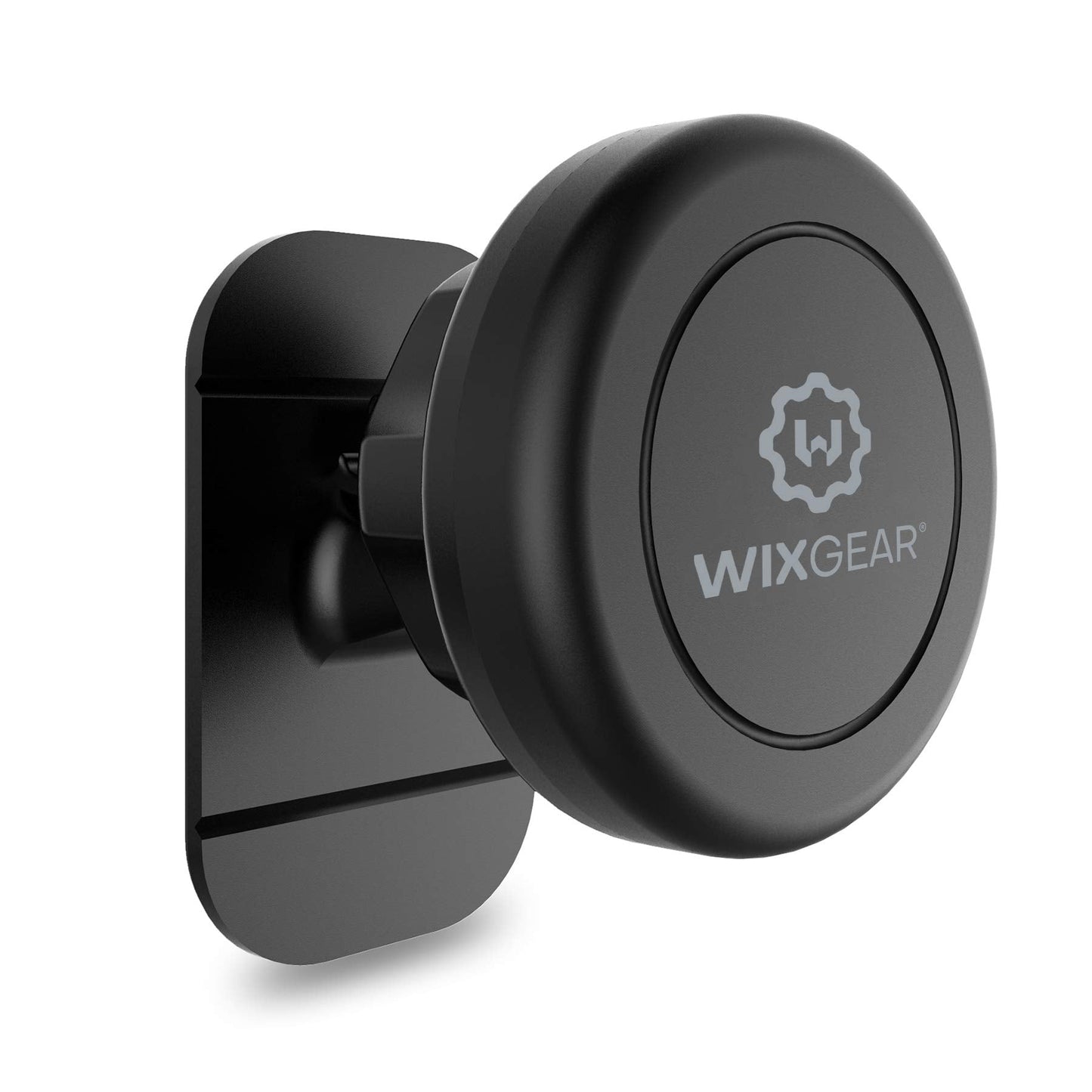Wixgear Magnetic Mount, Stick-On Dashboard Magnetic Car Mount Holder, For Cell Phones And Mini Tablets With Fast Swift-Snap Tech