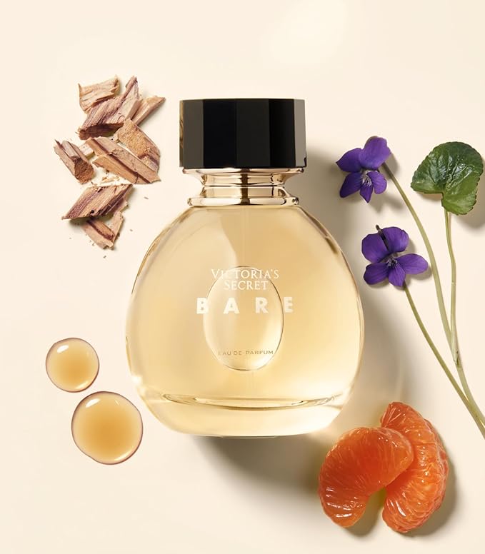 Victoria's Secret Bare Fragrance Mini Mist, Notes of Australian Sandalwood, Mandarin Madagascar & Egyptian Violet, Body Spray for Women (2.5 oz)