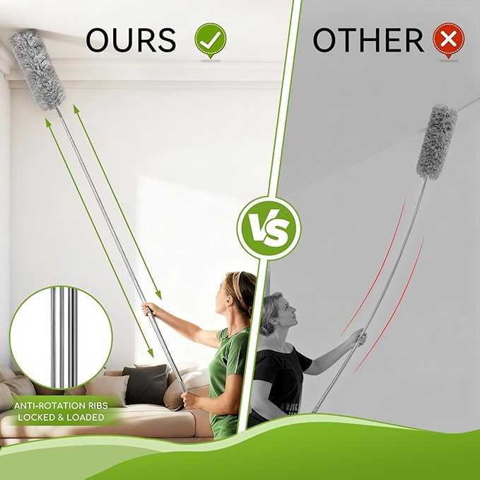 Retractable Gap Dust Cleaner Cleaning Tools 7-in-1