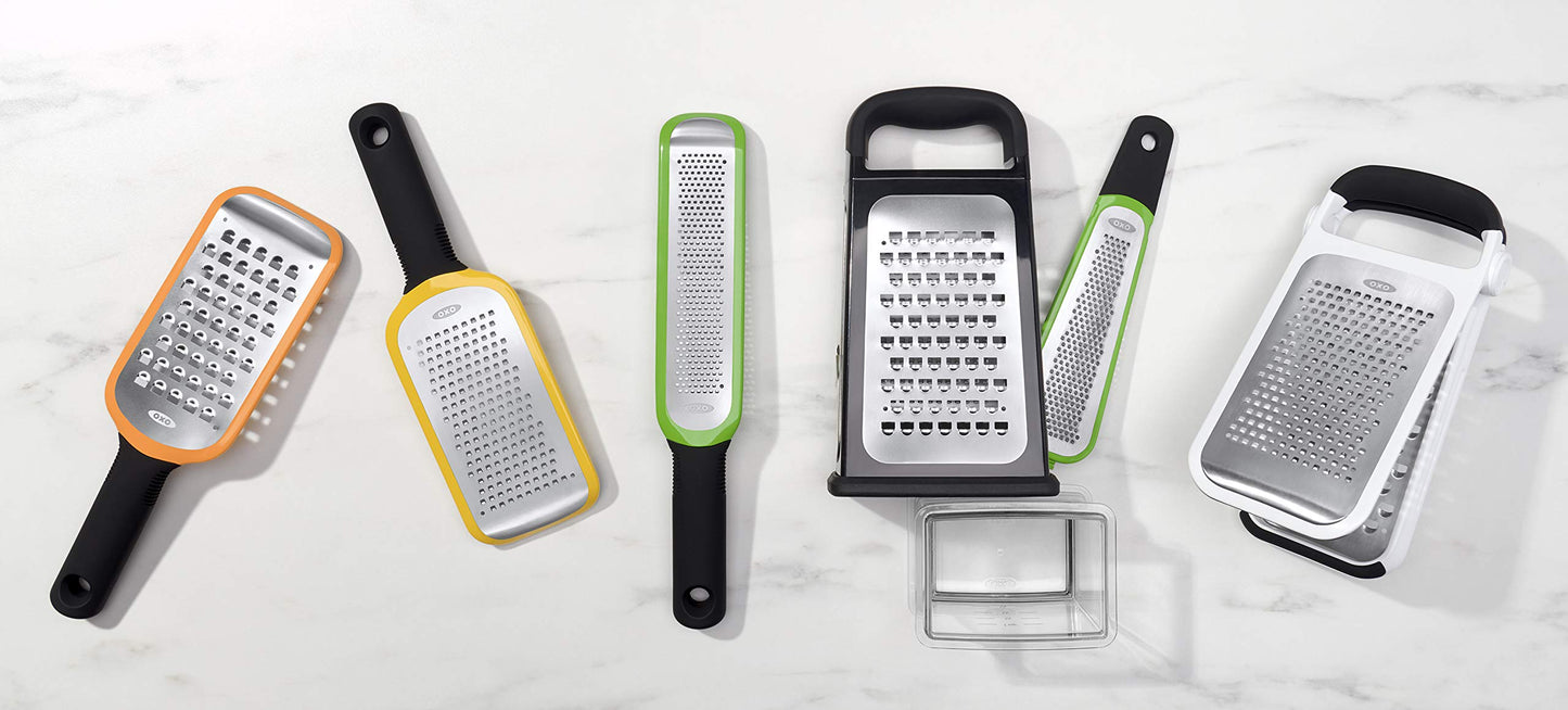 OXO Good Grips Etched Coarse Grater, Orange