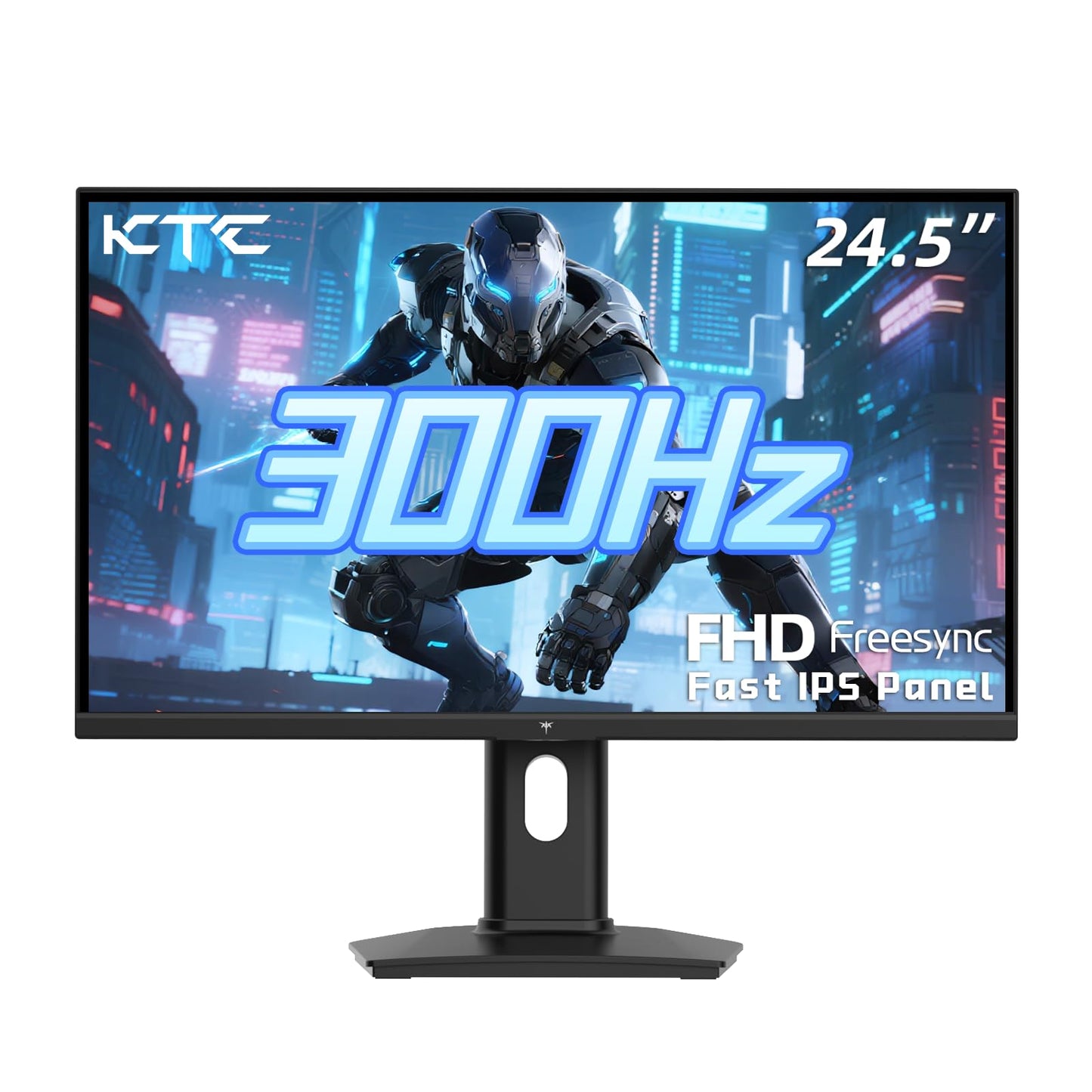 KTC 24.5 Inch 300Hz Gaming Monitor - FHD 1080P Fast IPS PC Monitor Gaming 1ms, Adaptive Sync, HDR, 240Hz Monitors Gamer with Dis