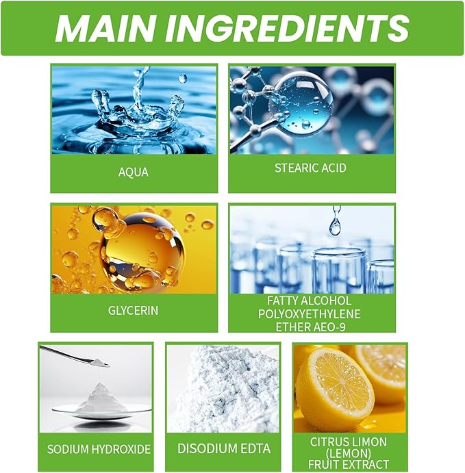 wuliao Fly Cleaner Stain Remover Spray, Kitchen Multi-purpose Foam Cleaner Spray, Kitchen Oil Stains Cleaner for Hold/Oven/Stove/Sink Range Hood (2)