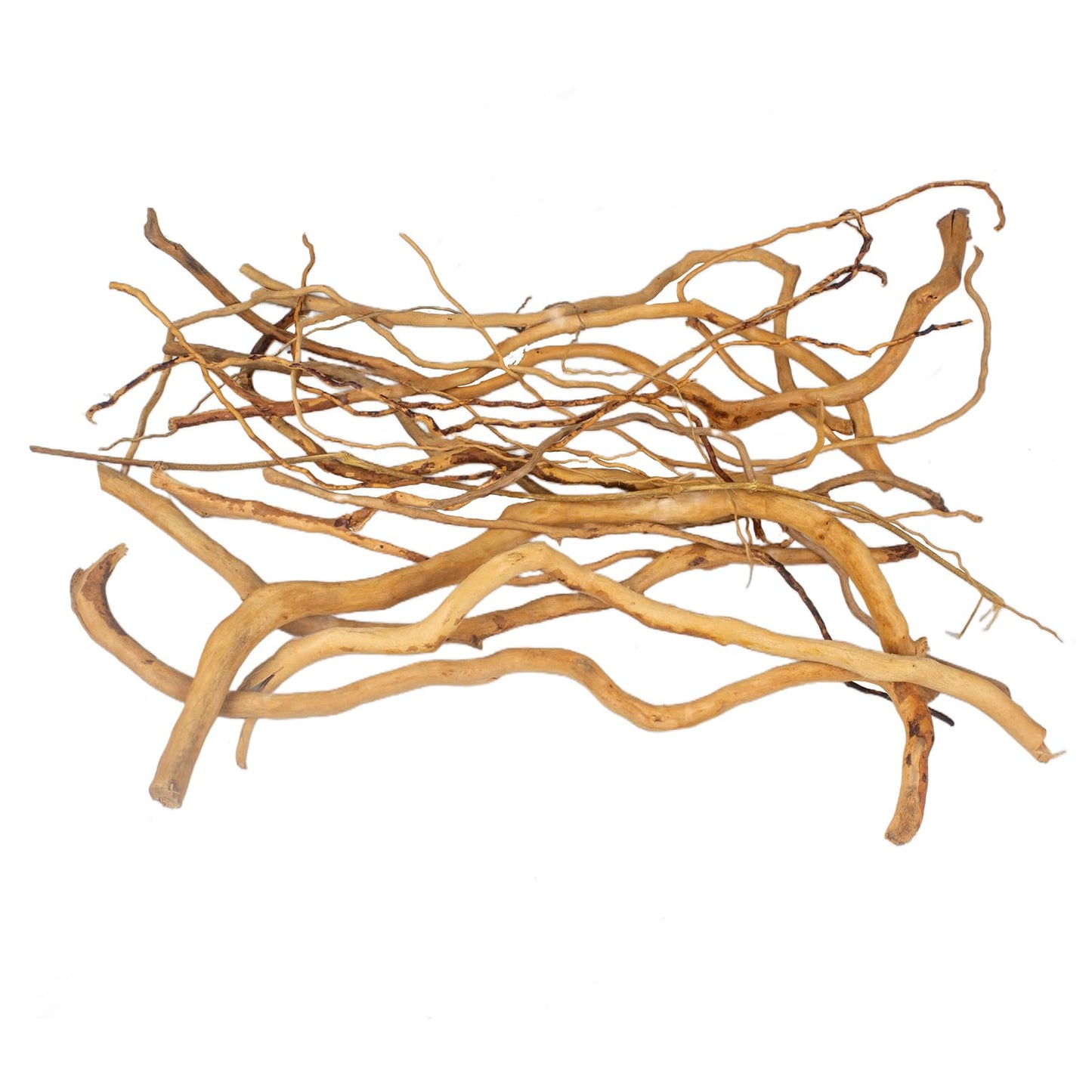 emours Natural Aquarium Driftwood, [170g] (20–40 cm /8–16 in) - Unique Root/Spider Wood Branches for Aquascaping, Planted Tanks & Terrariums, Fish & Plants Decoration, Each Piece One-of-a-Kind(Mixed)