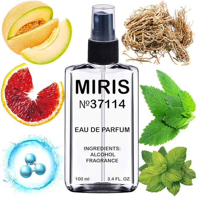 MIRIS No. 37114, Inspired by Bos Bottled United, Long-Lasting Eau de Parfum for Men, Spray 3.4 Fl Oz / 100 ml