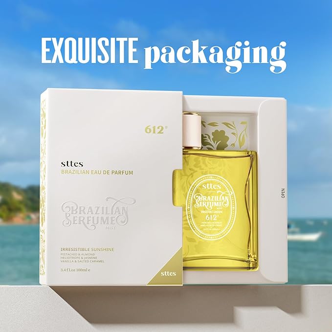 Sttes Perfume 612#（PASSION FRUIT COCONUT WATER） - Eau De Perfume 100ml (3.4fl Oz) Flower Fruit Gourmet tune (PASSION FRUIT +COCONUT +vanilla)