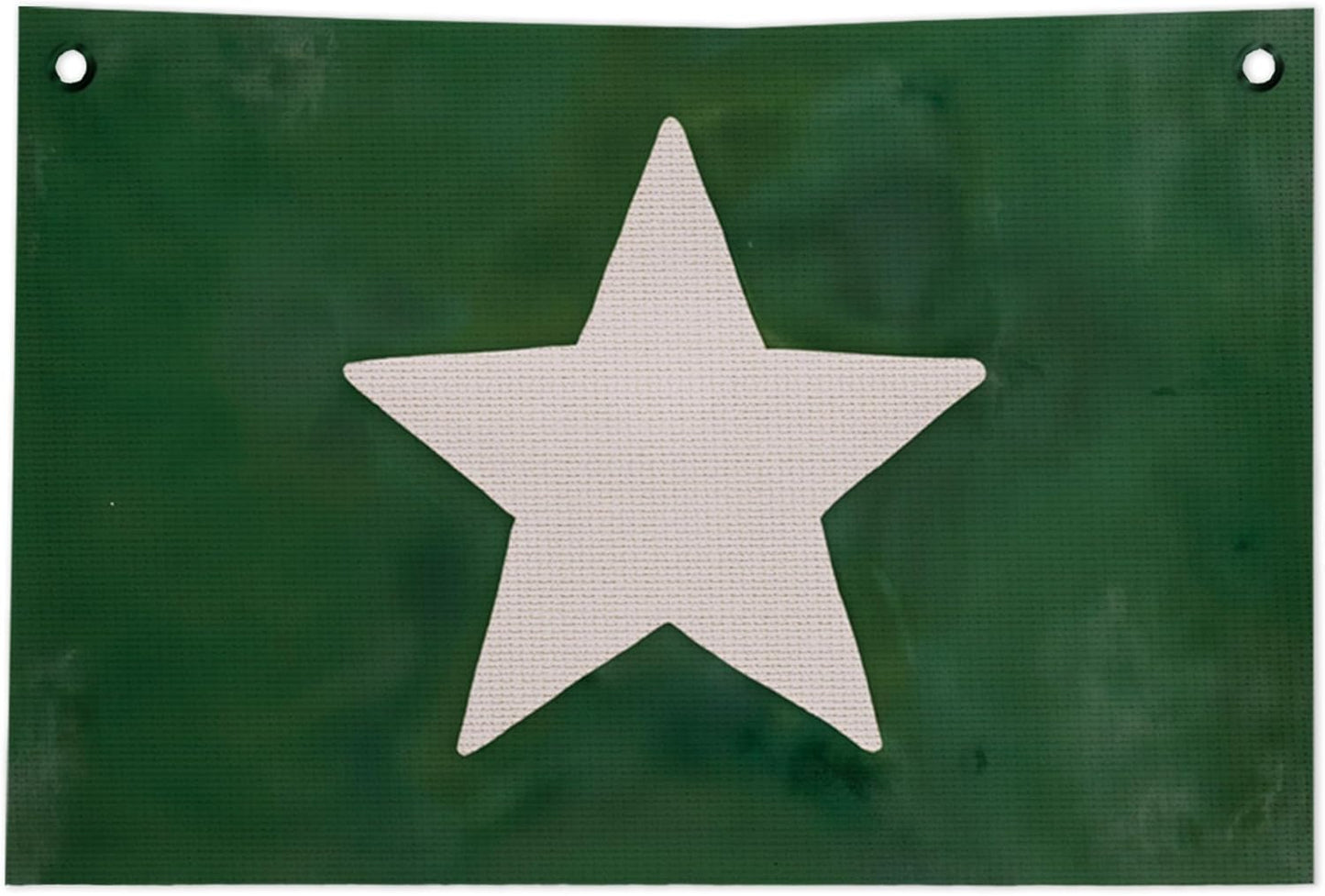 Retro Hand Drawn Star Wall Decor for Boys Room,Boy Nursery White Star Dark Green Canvas Banner Wall Art,Trendy Flag Decor for Kids Baby Little Boys Room Bedroom Playroom, 20x30 in