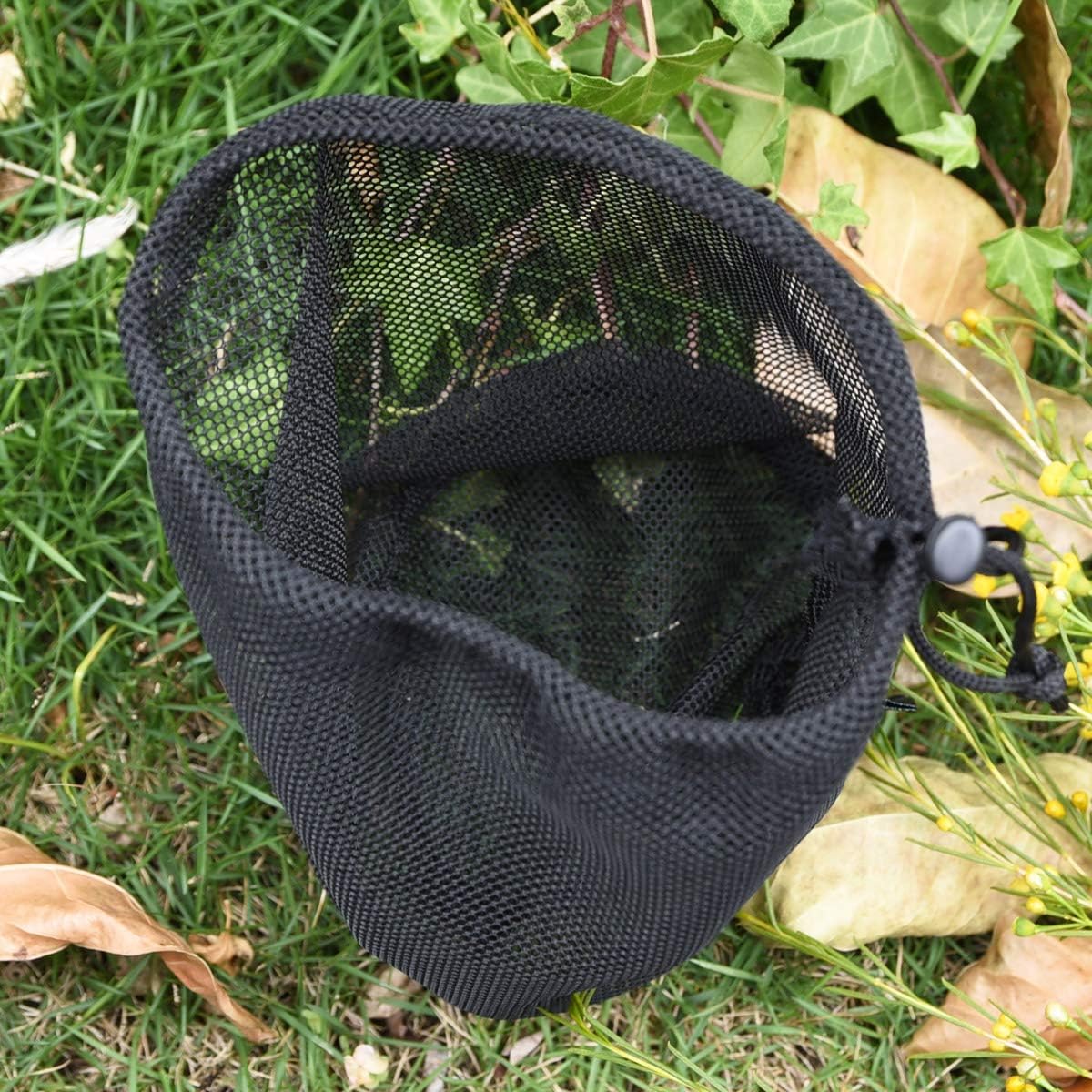 5pcs Nylon Mesh Bag Stuff Sack Golfball Pot Outdoor Tools S