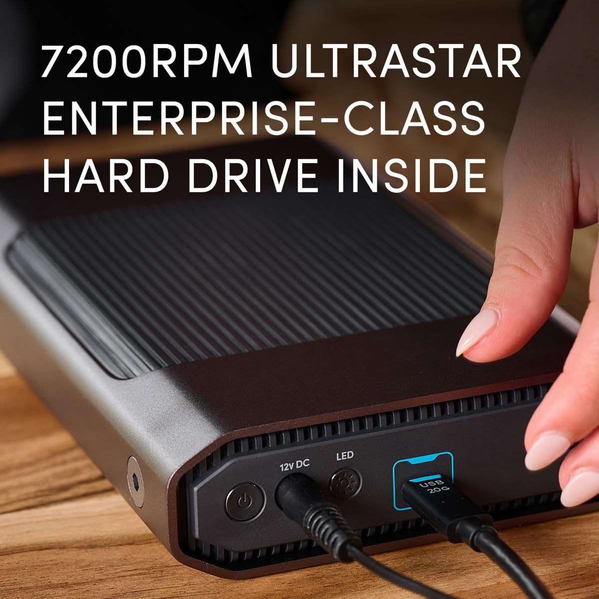 Sandisk Professional 6Tb G-Drive Enterprise-Class External Desktop Hard Drive - 7200Rpm Ultrastar Hdd Inside, Usb-C (10Gbps), Us