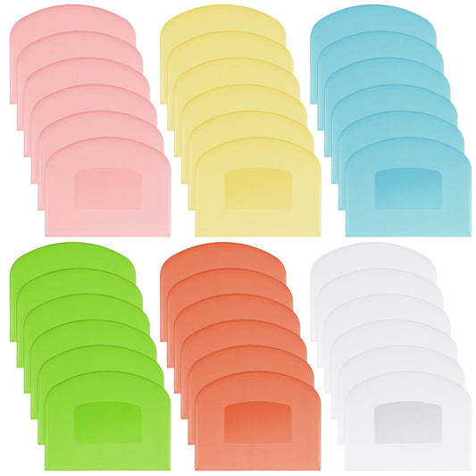 36 Pcs Food Scraper, Flexible Dough Scraper, Multifunctional Kitchen Scrapers Tool, Bread Dough Cutter, Cake Smoother for Icing,