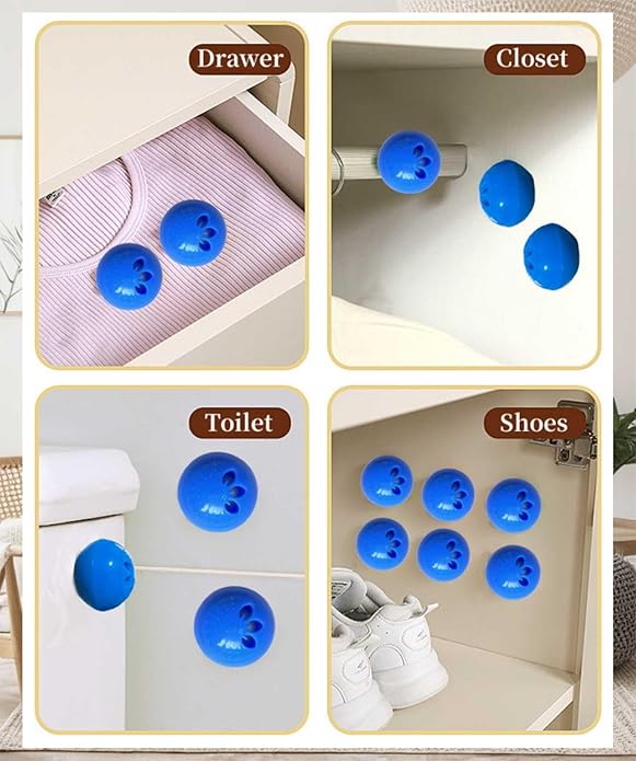 Shoe Deodorizer Balls Sneaker Deodorizers Balls Odor Eliminating for Shoes 6 Packs