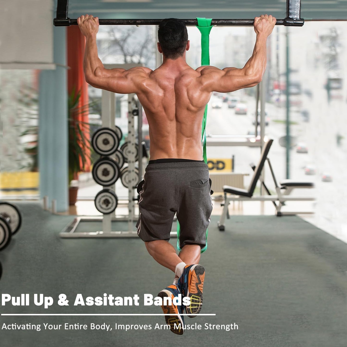 Resistance Bands, Pull Up Assist Bands - Workout Bands, Eexercise Bands for Working Out, Fitness, Training, Physical Therapy for Men Women