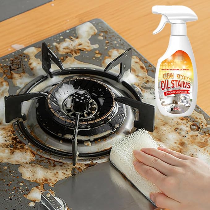 wuliao FIELL Heavy-Duty Kitchen Degreaser Foam Cleaner, Naivetu Clean Kitchen Oil Stains Spray, Multi functiona Foam Cleaner Spray (2)