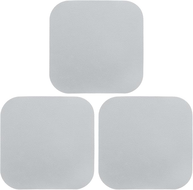 uxcell 3Pcs Rubber Jar Opener Grippers Pads, Multi-function Heat-insulated Non-Slip Grippers Pads for Jars, Kitchen Tool for Easy Opening (Grey, Square)