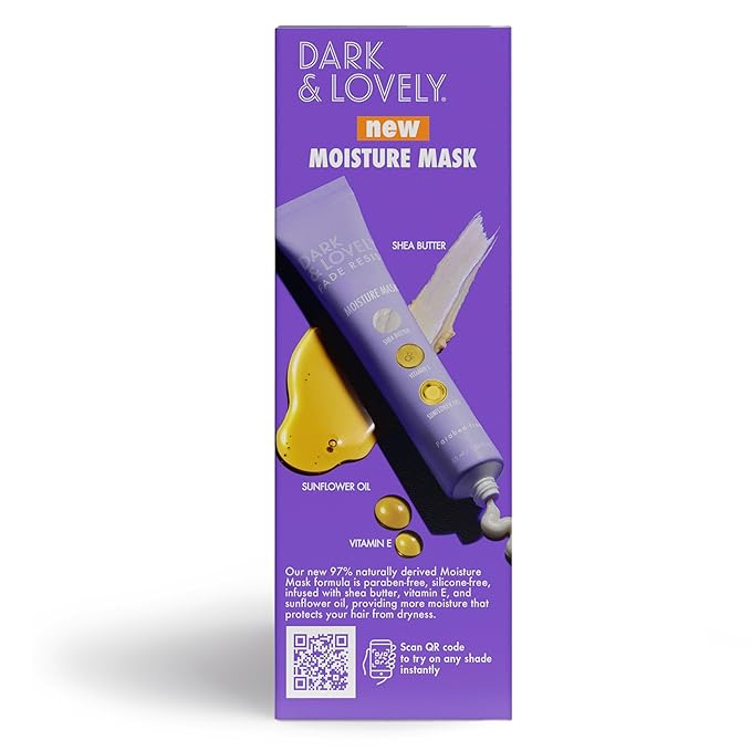 SoftSheen-Carson Dark and Lovely Fade Resist Rich Conditioning Color, Natural Black 372